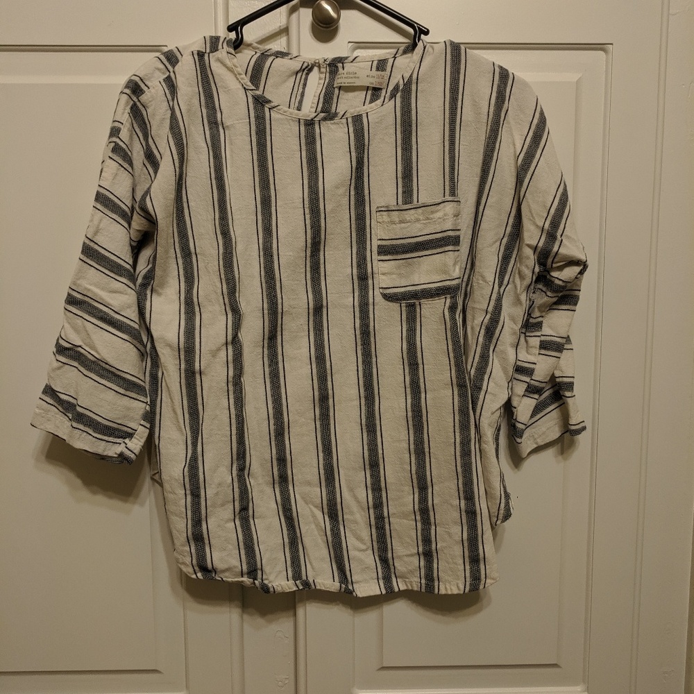 Zara Quarter Sleeve Top